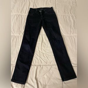 James Jean skinny crop dark blue